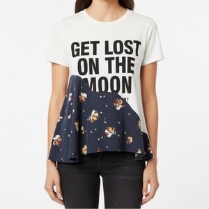 Zara ($55) Trafaluc “Get Lost On The Moon” Upcycled Look Tee - PTP 20